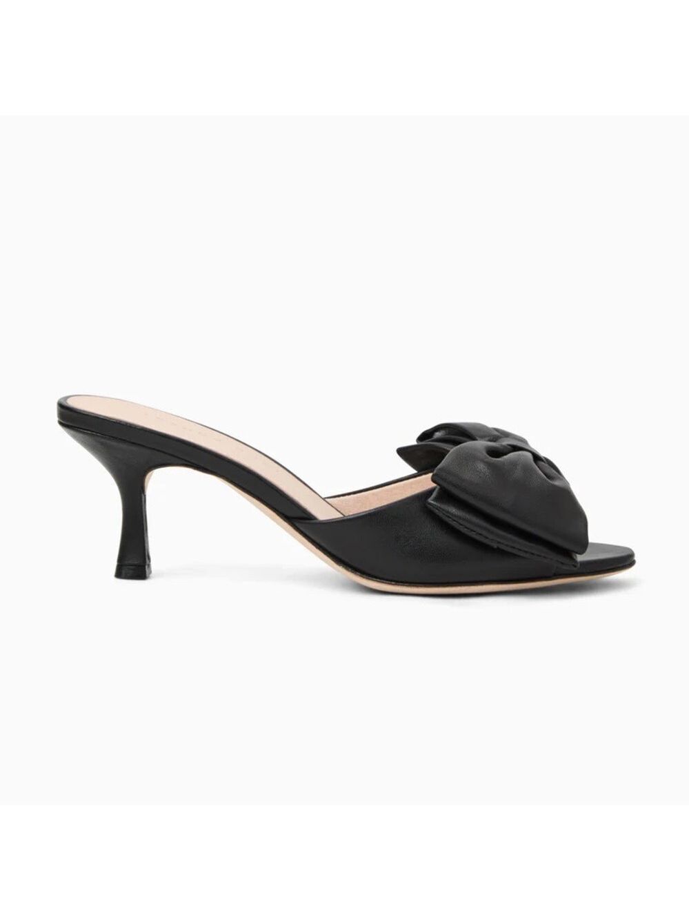 Jack Rogers-Lola Bow Mid Heel sandals black size 8 New in box. - Picture 5 of 16